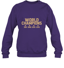 Us women's soccer team win world champions 4 four title 2019 Crewneck Sweatshirt Crewneck Sweatshirt - belovedtshirt