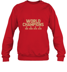 Us women's soccer team win world champions 4 four title 2019 Crewneck Sweatshirt Crewneck Sweatshirt - belovedtshirt
