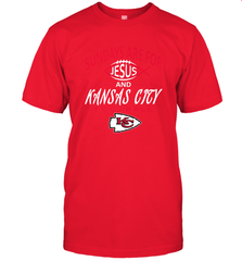 Sundays Are For Jesus and Kansas City Funny Football Men's T-Shirt Men's T-Shirt - belovedtshirt