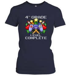 4th Grade Level Complete Back To School Gift Boys Girls Women's T-Shirt