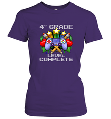 4th Grade Level Complete Back To School Gift Boys Girls Women's T-Shirt Women's T-Shirt - belovedtshirt