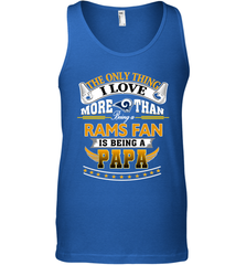 NFL The Only Thing I Love More Than Being A Los Angeles Rams Fan Is Being A Papa Football Men's Tank Top Men's Tank Top - belovedtshirt