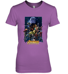 Marvel Avengers Infinity War Neon Team 2 Women's Premium T-Shirt Women's Premium T-Shirt - belovedtshirt