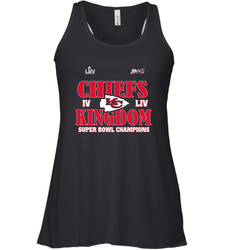 NFL Kansas City Chiefs Logo super bowl champions IV LIV Women's Racerback Tank