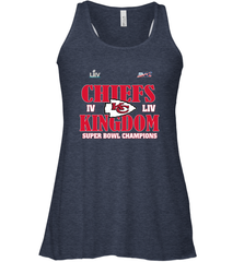 NFL Kansas City Chiefs Logo super bowl champions IV LIV Women's Racerback Tank Women's Racerback Tank - belovedtshirt