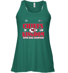 NFL Kansas City Chiefs Logo super bowl champions IV LIV Women's Racerback Tank Women's Racerback Tank - belovedtshirt