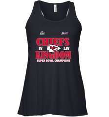 NFL Kansas City Chiefs Logo super bowl champions IV LIV Women's Racerback Tank Women's Racerback Tank - belovedtshirt