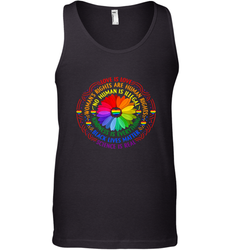 Rainbow Black Lives Matter Science LGBT Pride Flower Men's Tank Top