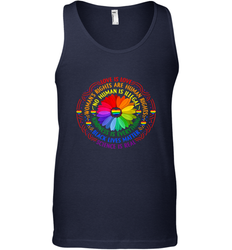 Rainbow Black Lives Matter Science LGBT Pride Flower Men's Tank Top