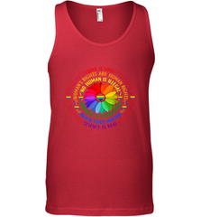 Rainbow Black Lives Matter Science LGBT Pride Flower Men's Tank Top Men's Tank Top - belovedtshirt