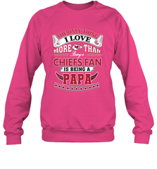 NFL The Only Thing I Love More Than Being A Kansas City Chiefs Fan Is Being A Papa Football Crewneck Sweatshirt Crewneck Sweatshirt - belovedtshirt