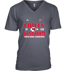 NFL Kansas City Chiefs Logo super bowl champions IV LIV Men's V-Neck Men's V-Neck - belovedtshirt