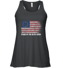 Patriotic 1776 Tee Respect the Flag Stand up for Betsy Ross Women's Racerback Tank Women's Racerback Tank - belovedtshirt