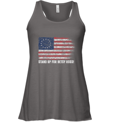 Patriotic 1776 Tee Respect the Flag Stand up for Betsy Ross Women's Racerback Tank Women's Racerback Tank - belovedtshirt