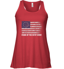 Patriotic 1776 Tee Respect the Flag Stand up for Betsy Ross Women's Racerback Tank Women's Racerback Tank - belovedtshirt