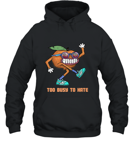 Peach Fuzzz Hooded Sweatshirt Hooded Sweatshirt / Black / S Hooded Sweatshirt - belovedtshirt