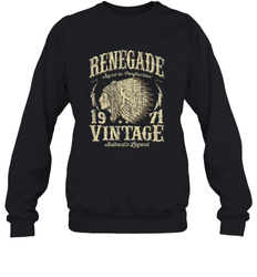 Vintage Made In 1971 T Shirt 47th Birthday Gift Crewneck Sweatshirt