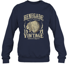 Vintage Made In 1971 T Shirt 47th Birthday Gift Crewneck Sweatshirt