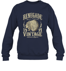 Vintage Made In 1971 T Shirt 47th Birthday Gift Crewneck Sweatshirt Crewneck Sweatshirt - belovedtshirt