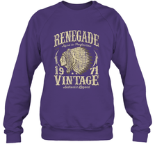 Vintage Made In 1971 T Shirt 47th Birthday Gift Crewneck Sweatshirt Crewneck Sweatshirt - belovedtshirt