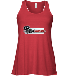 Cinemassacre Modern Chainsaw Logo Women's Racerback Tank
