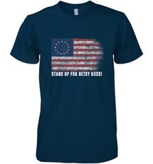 Patriotic 1776 Tee Respect the Flag Stand up for Betsy Ross Men's Premium T-Shirt Men's Premium T-Shirt - belovedtshirt