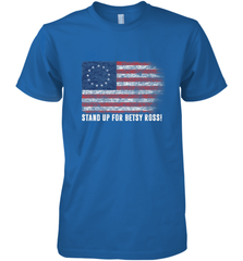 Patriotic 1776 Tee Respect the Flag Stand up for Betsy Ross Men's Premium T-Shirt Men's Premium T-Shirt - belovedtshirt