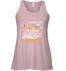 Crazy Grandma Partner in crime Women's Racerback Tank Women's Racerback Tank - belovedtshirt