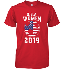 USA United States Women 2019 Soccer US Futbol Men's Premium T-Shirt Men's Premium T-Shirt - belovedtshirt