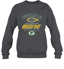 Sundays Are For Jesus and Green Bay Funny Christian Football 1 Crewneck Sweatshirt Crewneck Sweatshirt - belovedtshirt