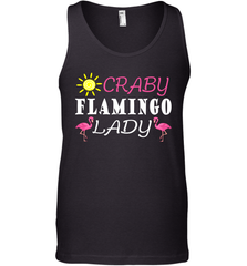 Crazy Pink Flamingo Lady Men's Tank Top Men's Tank Top - belovedtshirt