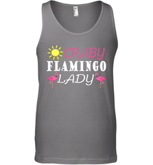 Crazy Pink Flamingo Lady Men's Tank Top Men's Tank Top - belovedtshirt