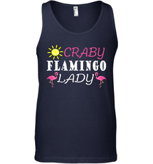 Crazy Pink Flamingo Lady Men's Tank Top Men's Tank Top - belovedtshirt