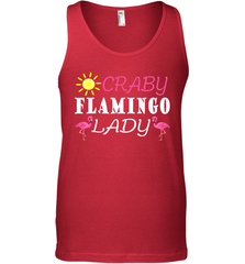 Crazy Pink Flamingo Lady Men's Tank Top Men's Tank Top - belovedtshirt