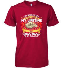 I've Been Called Lot Of Name But Papa Is My Favorite Men's Premium T-Shirt Men's Premium T-Shirt - belovedtshirt