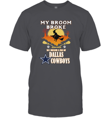 Broom Broke So I Became A fan of Dallas Cowboys  NFL Halloween Costume Men's T-Shirt Men's T-Shirt - belovedtshirt