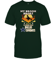 Broom Broke So I Became A fan of Dallas Cowboys  NFL Halloween Costume Men's T-Shirt Men's T-Shirt - belovedtshirt