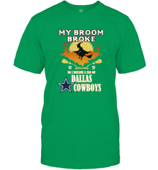 Broom Broke So I Became A fan of Dallas Cowboys  NFL Halloween Costume Men's T-Shirt Men's T-Shirt - belovedtshirt