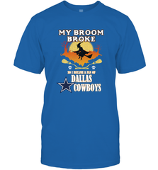 Broom Broke So I Became A fan of Dallas Cowboys  NFL Halloween Costume Men's T-Shirt Men's T-Shirt - belovedtshirt