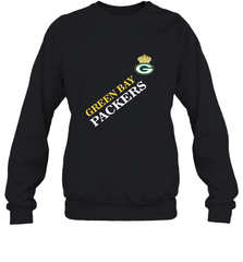NFL Green Bay Packers Logo with Champion Crown Crewneck Sweatshirt Crewneck Sweatshirt - belovedtshirt