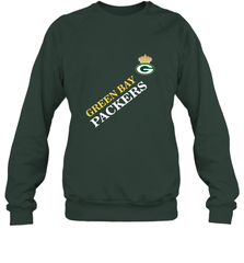 NFL Green Bay Packers Logo with Champion Crown Crewneck Sweatshirt Crewneck Sweatshirt - belovedtshirt