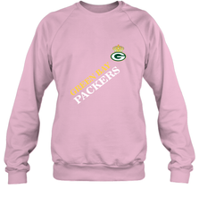 NFL Green Bay Packers Logo with Champion Crown Crewneck Sweatshirt Crewneck Sweatshirt - belovedtshirt