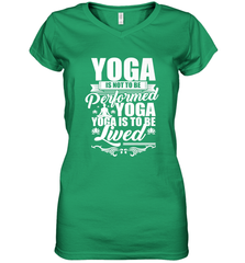 Yoga is More Than Yoga It's a Lifestyle Women's V-Neck T-Shirt Women's V-Neck T-Shirt - belovedtshirt