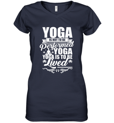 Yoga is More Than Yoga It's a Lifestyle Women's V-Neck T-Shirt Women's V-Neck T-Shirt - belovedtshirt