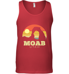 Moab Utah Vintage Sunset Arches Adventure Outdoors Men's Tank Top Men's Tank Top - belovedtshirt