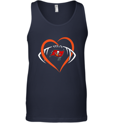 NFL Tampa Bay Buccaneers Heart Love Football Men's Tank Top