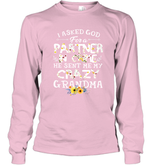 Crazy Grandma Partner in Crime design Long Sleeve T-Shirt Long Sleeve T-Shirt - belovedtshirt