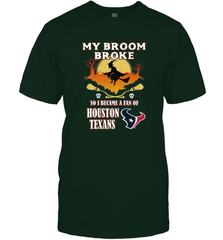 Broom Broke So I Became A Fan of Houston Texans  NFL Halloween Costume Men's T-Shirt Men's T-Shirt - belovedtshirt