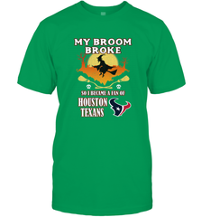 Broom Broke So I Became A Fan of Houston Texans  NFL Halloween Costume Men's T-Shirt Men's T-Shirt - belovedtshirt