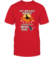 Broom Broke So I Became A Fan of Houston Texans  NFL Halloween Costume Men's T-Shirt Men's T-Shirt - belovedtshirt